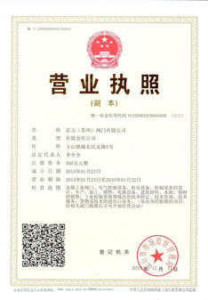 蘇州雷力-營(yíng)業(yè)執(zhí)照 蘇州雷力-營(yíng)業(yè)執(zhí)照